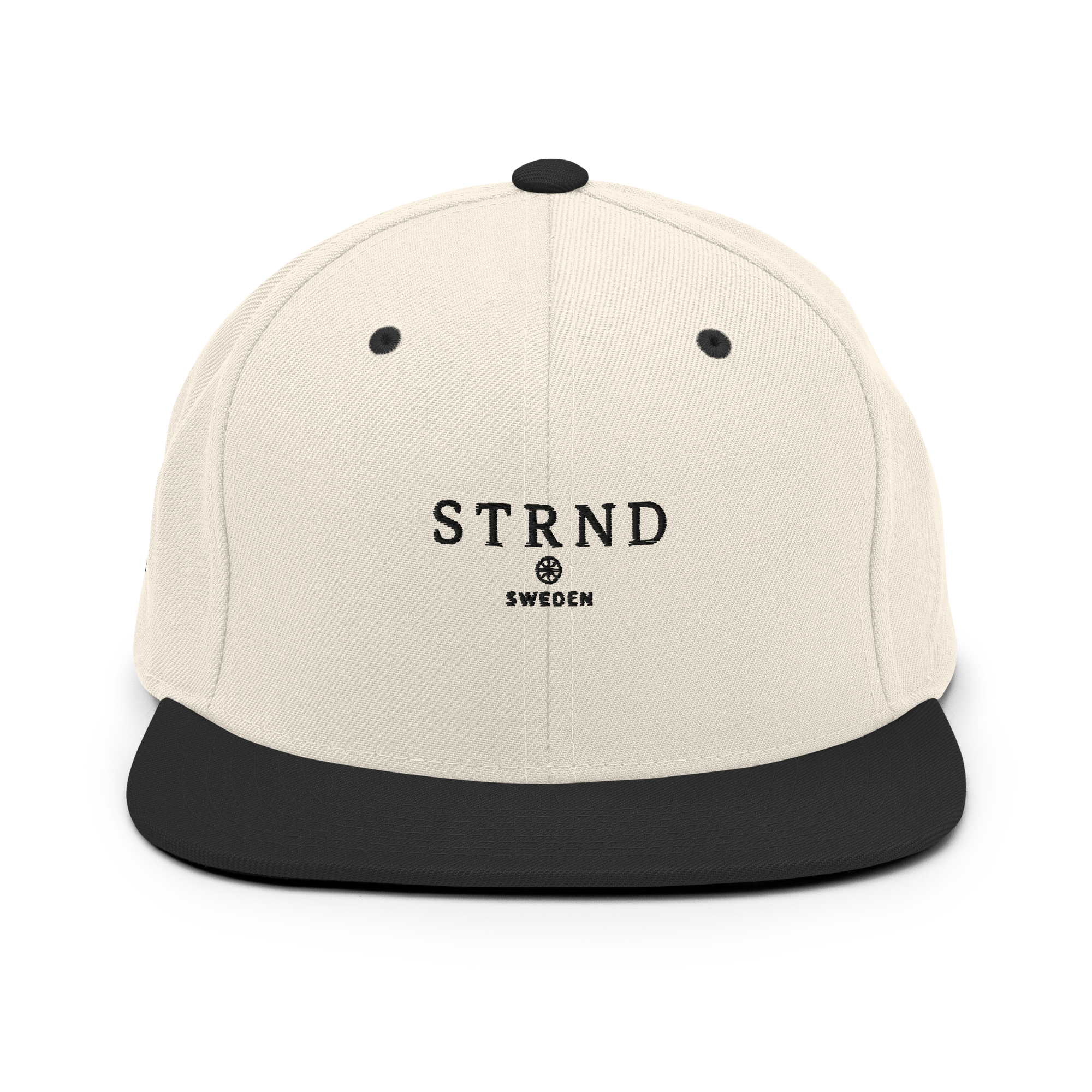 Snapback Keps Svart/Vit - STRND Sweden