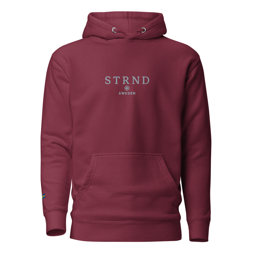 Hoodie Plommon - STRND Sweden