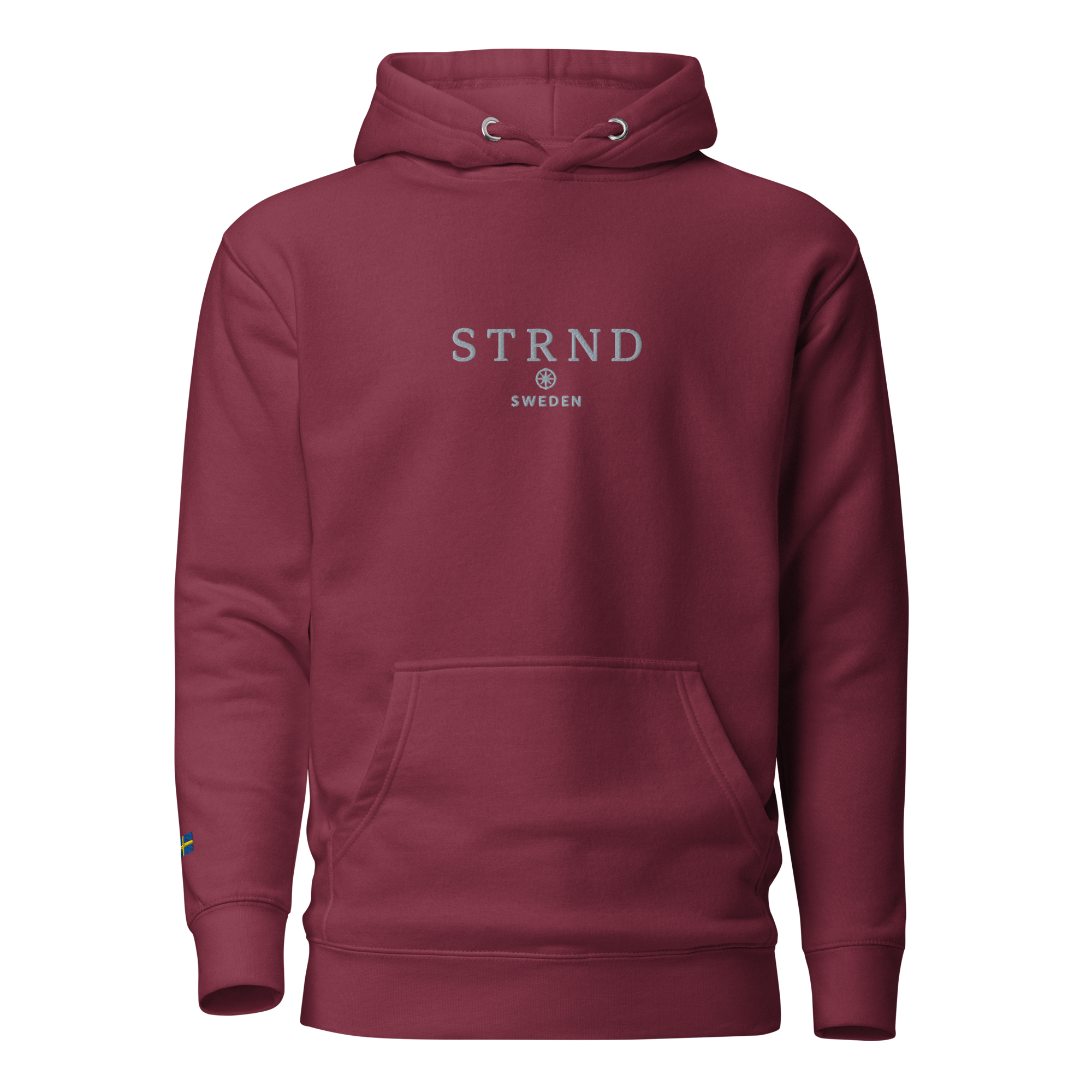 Hoodie Plommon - STRND Sweden