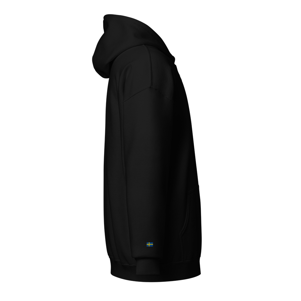 Zip Hoodie Svart - STRND Sweden