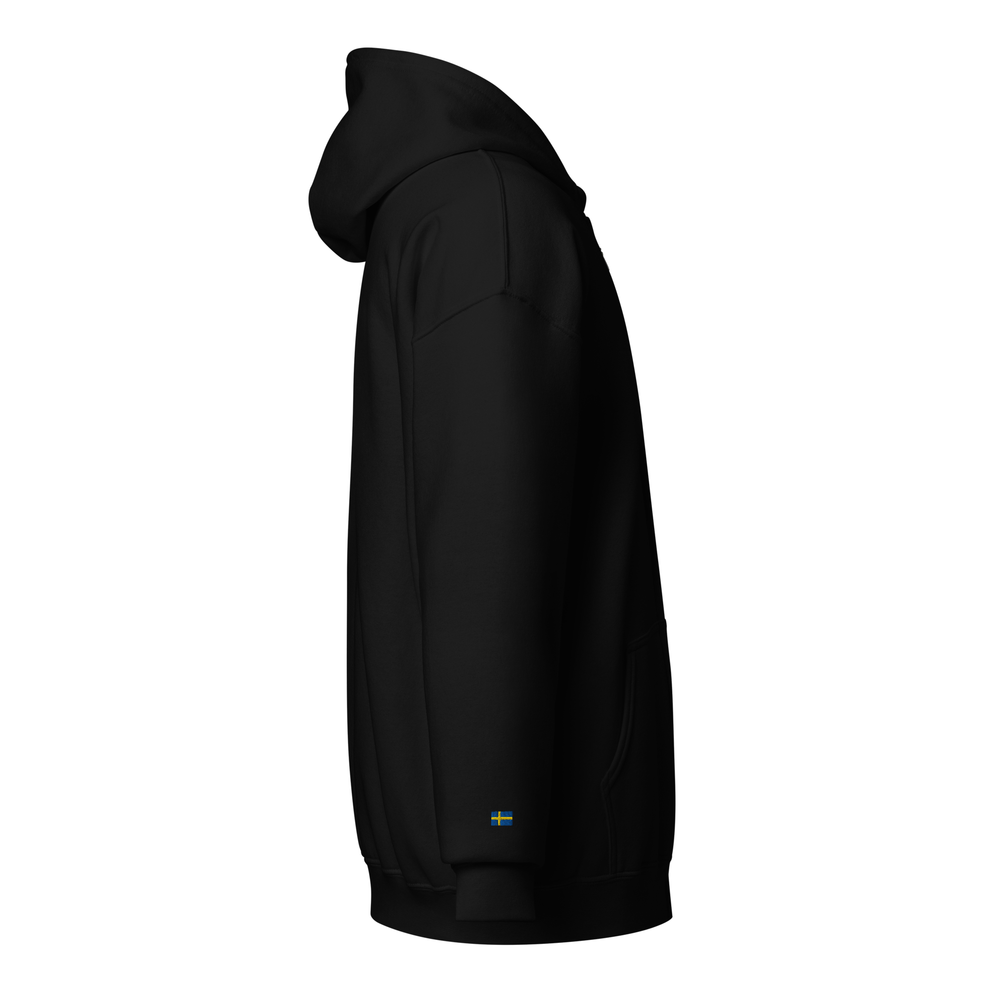 Zip Hoodie Svart - STRND Sweden