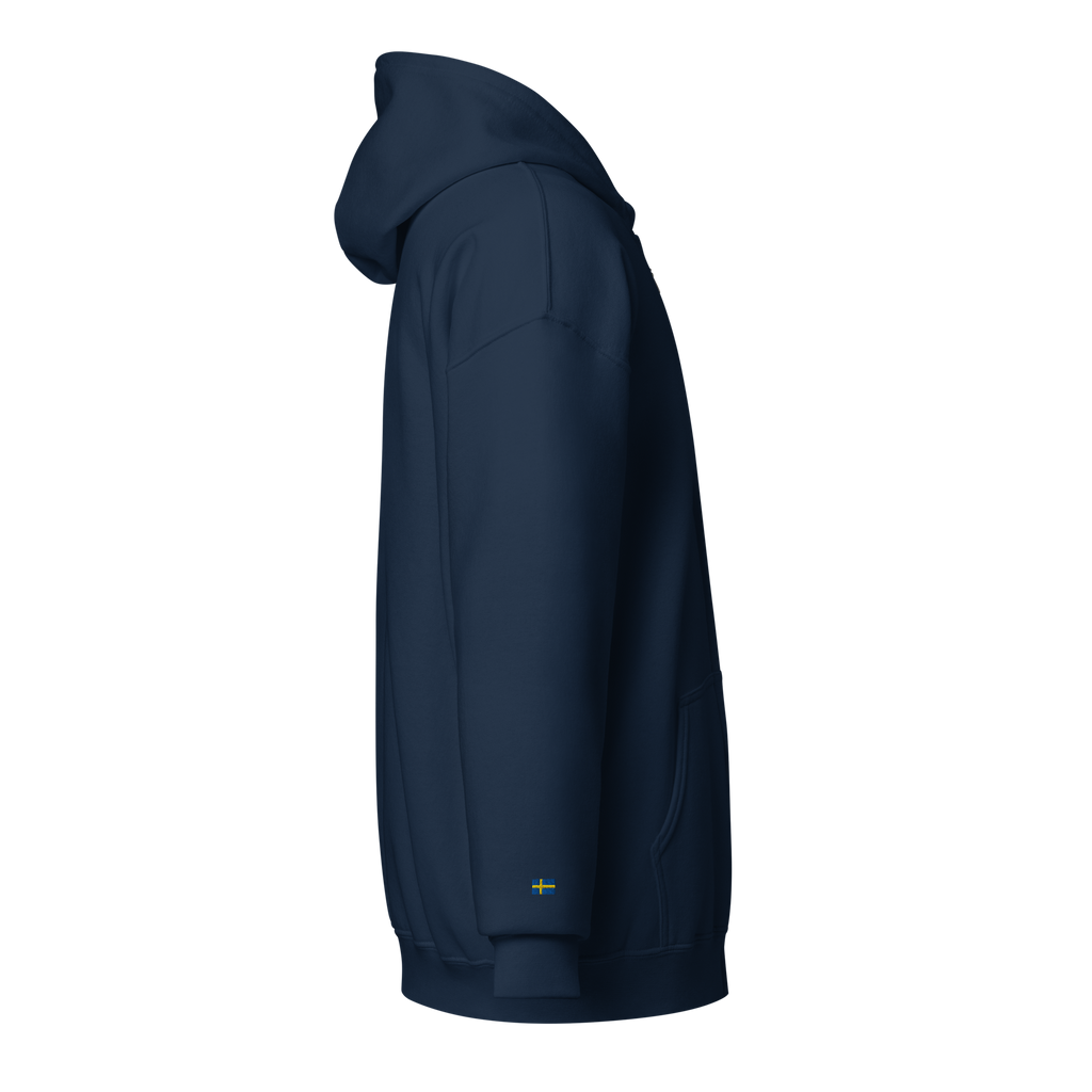Zip Hoodie Navy - STRND Sweden