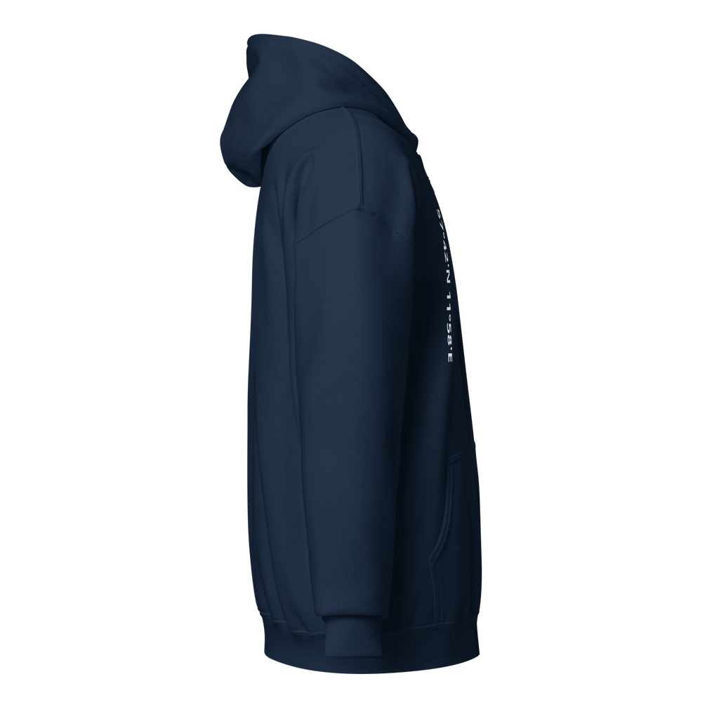 Zip Hoodie Coordinate Navy