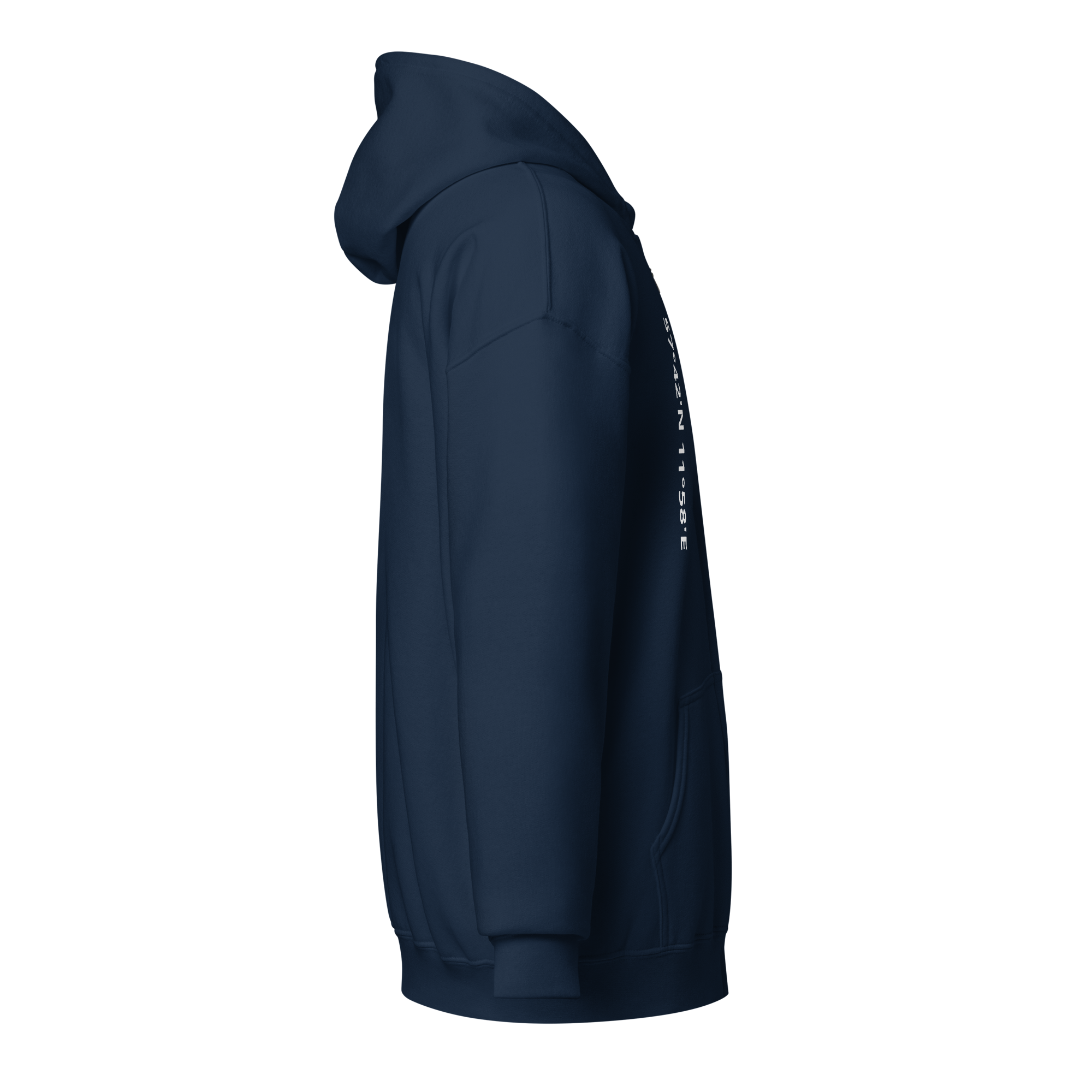 Zip Hoodie Koordinat Navy - STRND Sweden