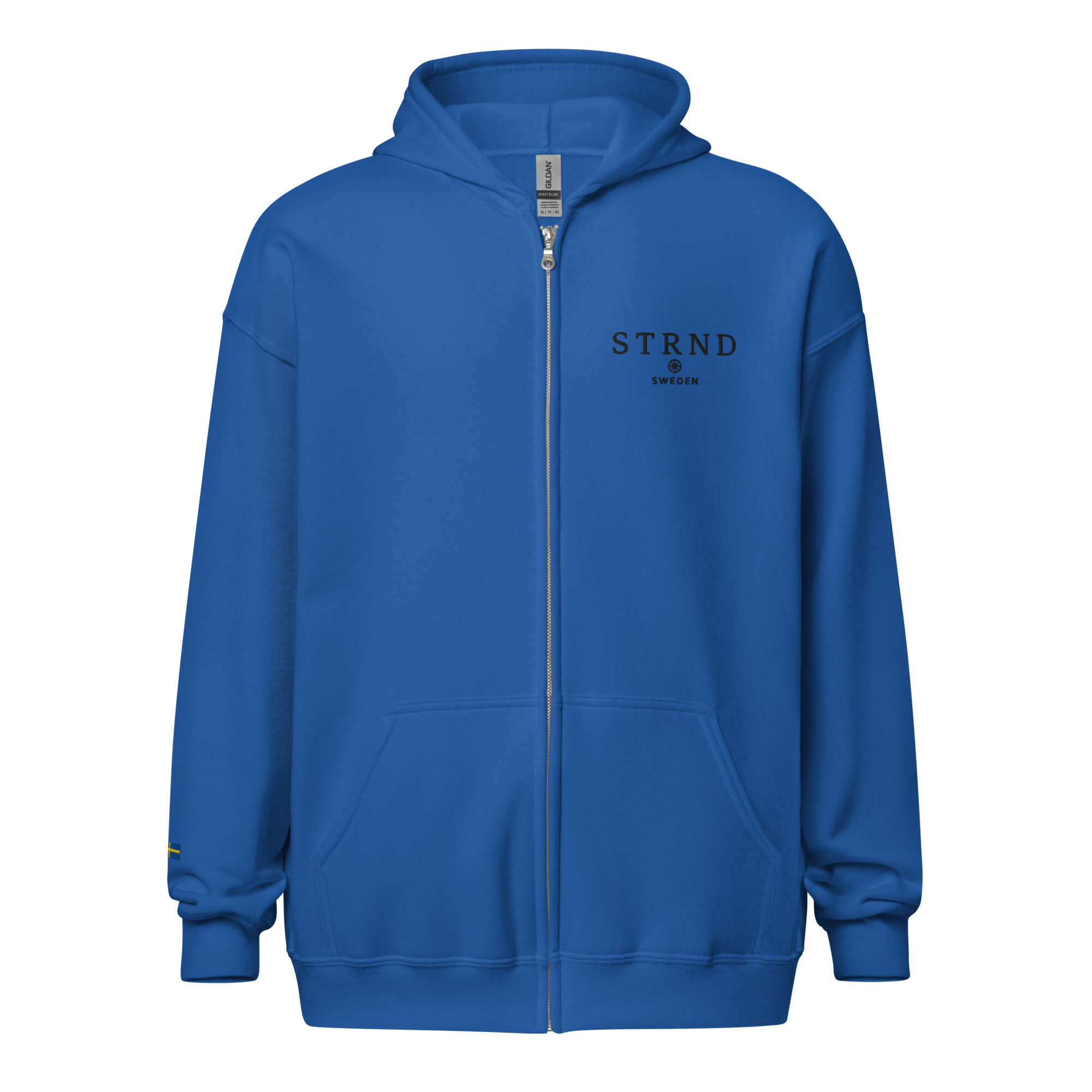 Zip Hoodie Blå - STRND Sweden