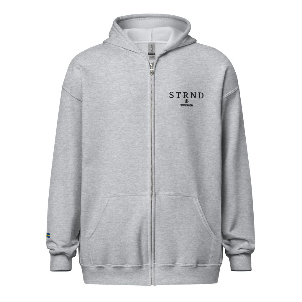 Zip Hoodie Grå - STRND Sweden