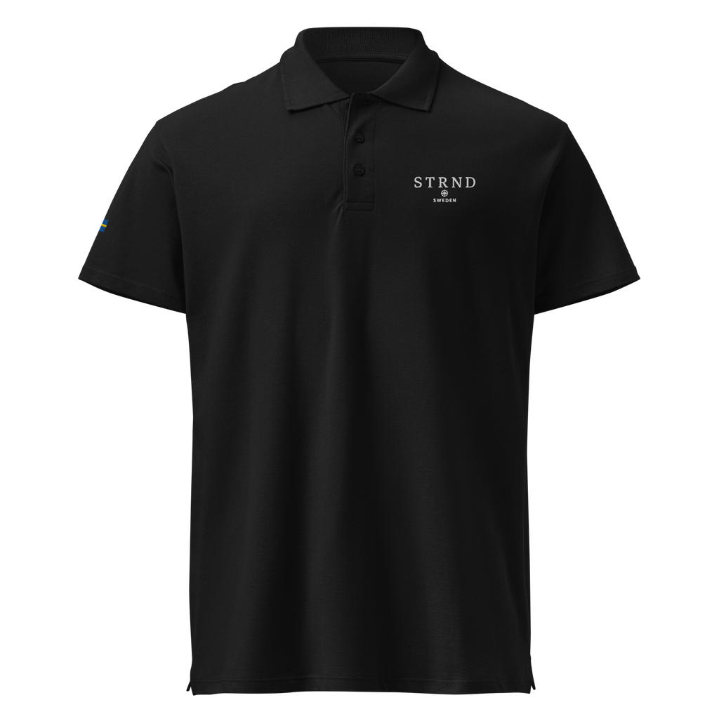 Premium Piké Svart - STRND Sweden